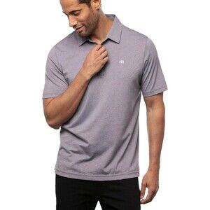 Travis Mathew Zinna Polo Shirt Men XXXL 3XLPurple Golf Short Sleeve F2